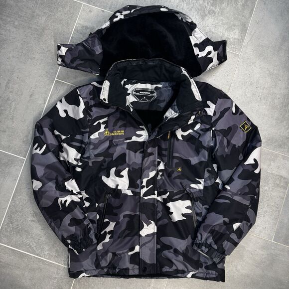 Moerdeng Womens Camo Winter Ski Coat Waterproof Size Small - Picture 1 of 15